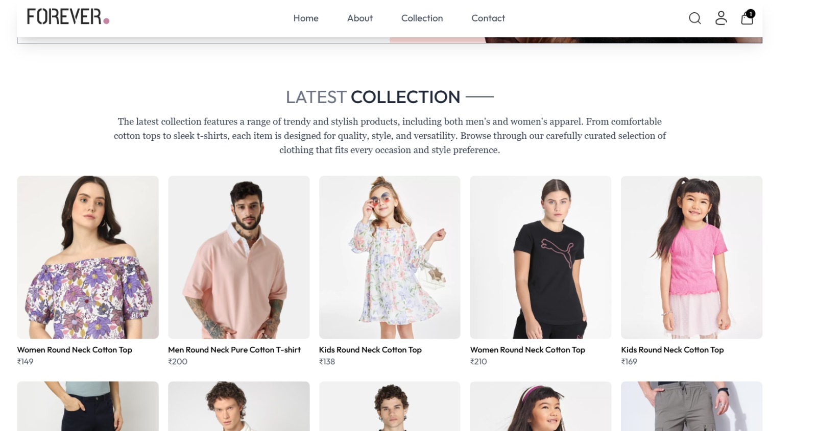 Forever Clothing screenshot 1