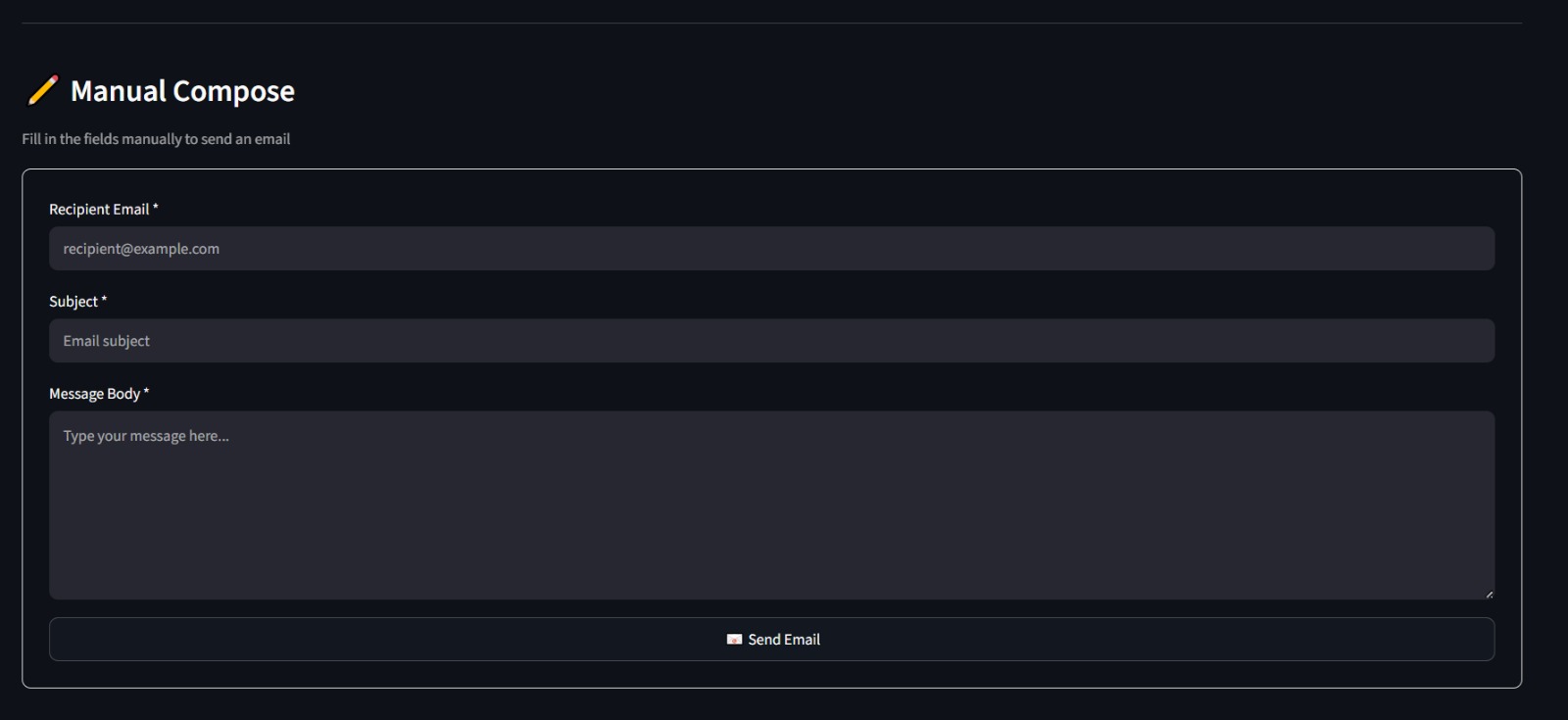 Search & Email Agent screenshot 4